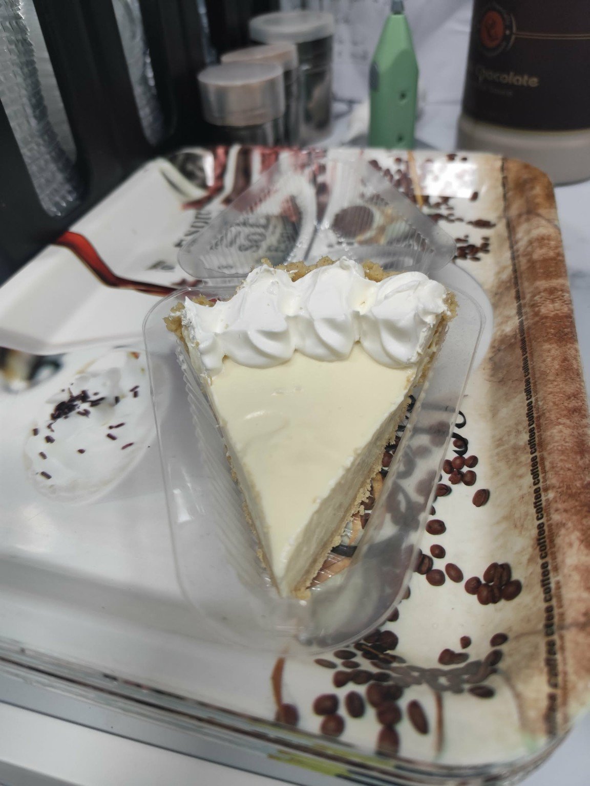 Part de gâteau servie chez O’Panam